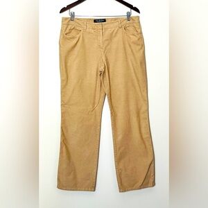 Brooks‎ Brothers Country Club Stretch Women’s Corduroy Pants Tan Size 14 Office